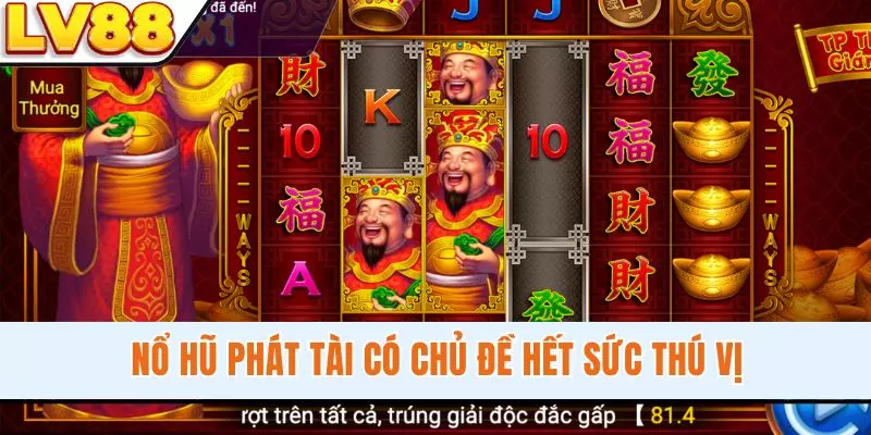 Nổ hũ Phát Tài có chủ đề hết sức thú vị